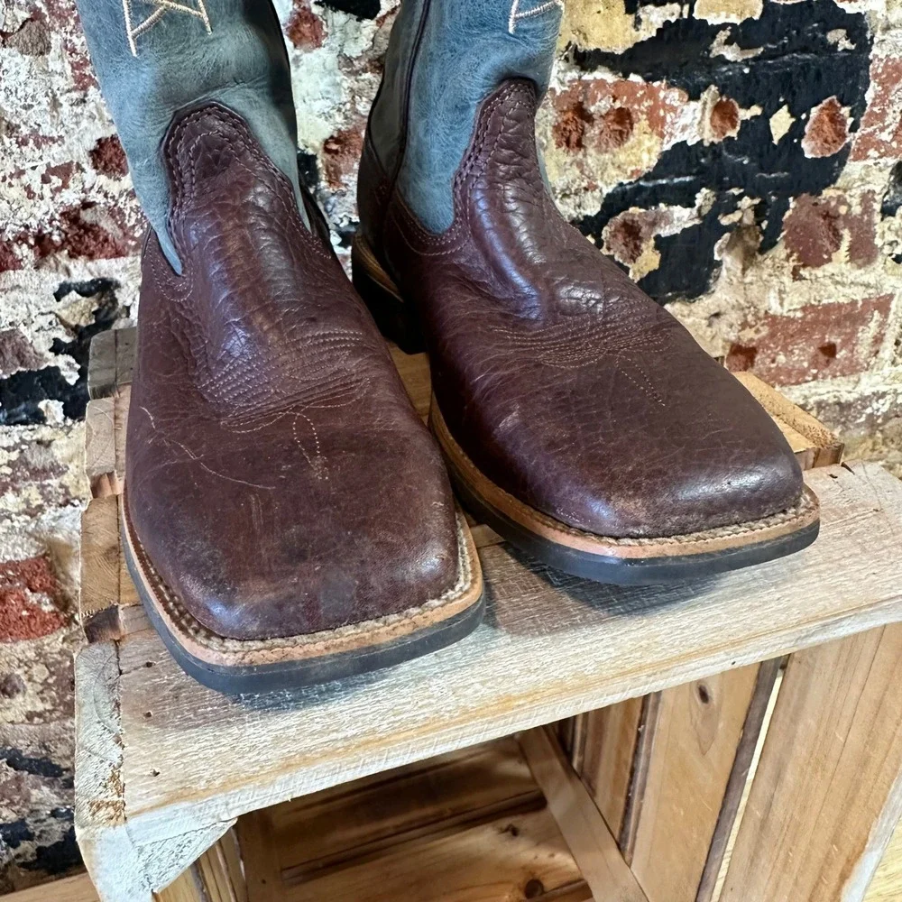 Twisted X Brown Leather Western Boots US 2 Boys Youth